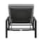 Armen Living Grand Outdoor Patio Adjustable Chaise Lounge Chair in Aluminum with Gray Cushions 840254332713 - alternate 7
